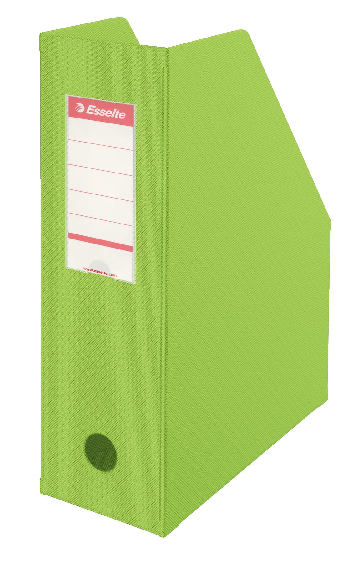 Suport documente A4, vertical, carton/pvc, verde, Esselte Europost Vivida