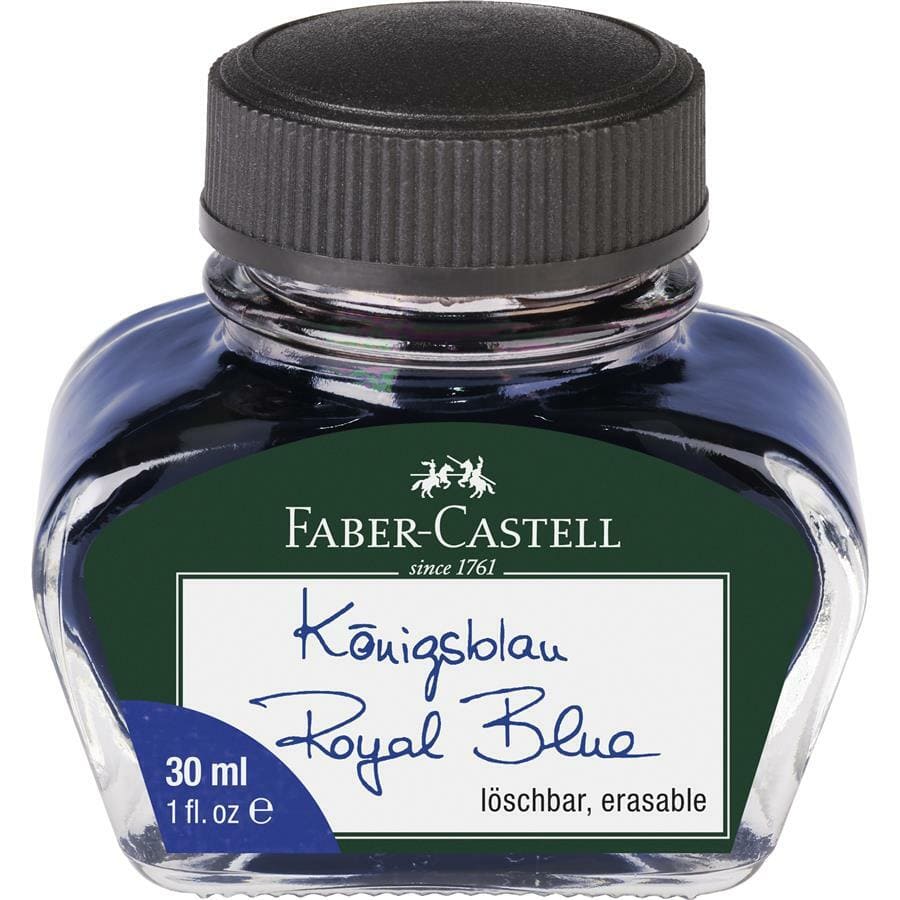 Calimara cu cerneala, 30ml, albastru, Faber-Castell