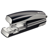 Capsator de birou, 30 coli, 24/6, metal, negru satin, Leitz Style 5562