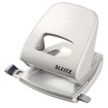 Perforator de birou, 30 coli, metal, alb arctic, Leitz Style 5006