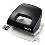 Perforator de birou, 16 coli, metal/plastic, negru, Leitz 5038