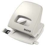 Perforator de birou, 25 coli, metal/plastic, gri, Leitz 5005