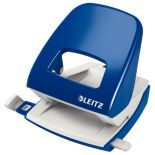 Perforator de birou, 30 coli, metal, albastru, Leitz 5008