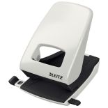 Perforator de birou, 40 coli, metal, gri, Leitz 5138
