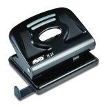 Perforator de birou, 20 coli, metal, negru, Noki H-20