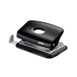 Perforator de birou, 10 coli, plastic ABS, negru, Rapid FC10