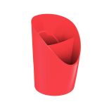 Suport instrumente de scris, plastic, rosu, Esselte Europost Vivida