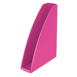 Suport documente A4, vertical, plastic, roz metalizat, Leitz WOW