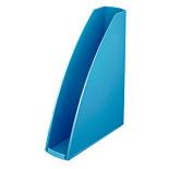 Suport documente A4, vertical, plastic, albastru metalizat, Leitz WOW