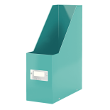 Suport documente A4, vertical, carton laminat, turcoaz, Leitz Click&Store