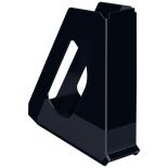 Suport documente A4, vertical, plastic, negru, Esselte Europost Vivida