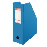 Suport documente A4, vertical, carton/pvc, albastru, Esselte Europost Vivida