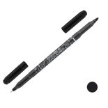 Marker pentru CD/DVD, doua capete, varfuri rotunde 0.6mm/2.5mm, negru, Centropen 3616