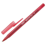 Pix fara mecanism, varf conic 1.0mm, rosu, Bic Round Stic