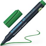 Marker permanent, varf rotund 1-3mm, verde, Schneider 130