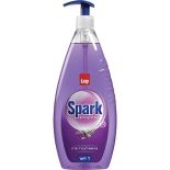 Detergent lichid pentru vase, cu pompita, 1L, lavanda, Sano Spark