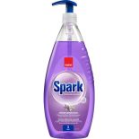 Detergent lichid pentru vase, cu pompita, 1L, lavanda, Sano Spark