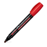 Marker permanent, varf tesit 4.9mm, rosu, Faber-Castell Multimark Winner 54
