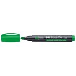 Marker permanent, varf rotund 2.8mm, verde, Faber-Castell Multimark Winner 52