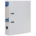 Biblioraft plastifiat A4, 75mm, alb, Noki