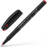 Roller cu cerneala, varf 0.3mm, rosu, Schneider Topball 845