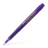 Liner, varf 0.8mm, violet, Faber-Castell Broadpen 1554