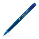 Liner, varf 0.8mm, albastru, Faber-Castell Broadpen 1554