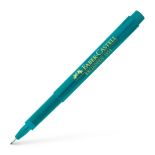 Liner, varf 0.8mm, turcoaz, Faber-Castell Broadpen 1554