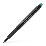 Marker permanent, varf rotund 0.4mm, negru, Faber-Castell Multimark