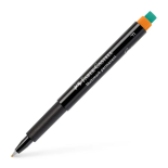 Marker permanent, varf rotund 0.6mm, portocaliu, Faber-Castell Multimark
