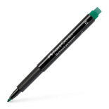 Marker permanent, varf rotund 1.0mm, verde, Faber-Castell Multimark