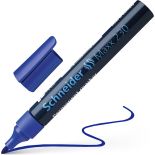 Marker permanent, varf rotund 1-3mm, albastru, Schneider 230