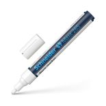 Marker cu creta lichida, varf rotund 2-3mm, alb, Schneider Deco 265