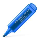 Textmarker, varf tesit, 5.0mm, albastru superfluorescent, Faber-Castell 1546