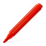 Textmarker, varf tesit 5.0mm, portocaliu, Faber-Castell 1543 Grip