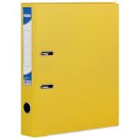 Biblioraft plastifiat A4, 50mm, galben, Noki