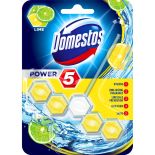 Odorizant solid pentru vasul toaletei, 55g, lime, Domestos Power 5
