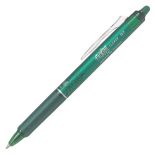 Roller cu cerneala, varf conic 0.7mm, verde, Pilot Frixion Clicker