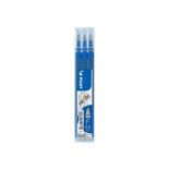 Rezerva pentru roller, varf conic 0.5mm, 3 buc/set, albastru, Pilot Frixion Clicker