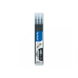 Rezerva pentru roller, varf conic 0.5mm, 3 buc/set, negru, Pilot Frixion Clicker