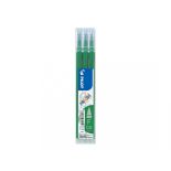 Rezerva pentru roller, varf conic 0.5mm, 3 buc/set, verde, Pilot Frixion Clicker