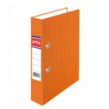 Biblioraft plastifiat A4, 75mm, portocaliu, Arma