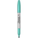 Marker permanent, varf fin 0.9mm, aqua, Sharpie Fine Point