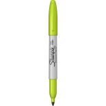 Marker permanent, varf fin 0.9mm, verde lime, Sharpie Fine Point
