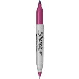 Marker permanent, 2 capete, varf fin 0.5/0.9mm, berry, Sharpie Twin Tip