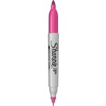 Marker permanent, 2 capete, varf fin 0.5/0.9mm, magenta, Sharpie Twin Tip