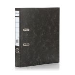 Biblioraft carton A4, 50mm, negru marmorat, Arma