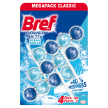 Odorizant pentru vasul toaletei, 3 buc x 50g/pachet, aktiv ocean, Bref