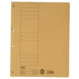 Dosar carton cu capse 1/1, galben, Elba