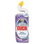 Solutie lichida, pentru curatarea vasului de toaleta, 750ml, lavender, Duck Deep Action Gel